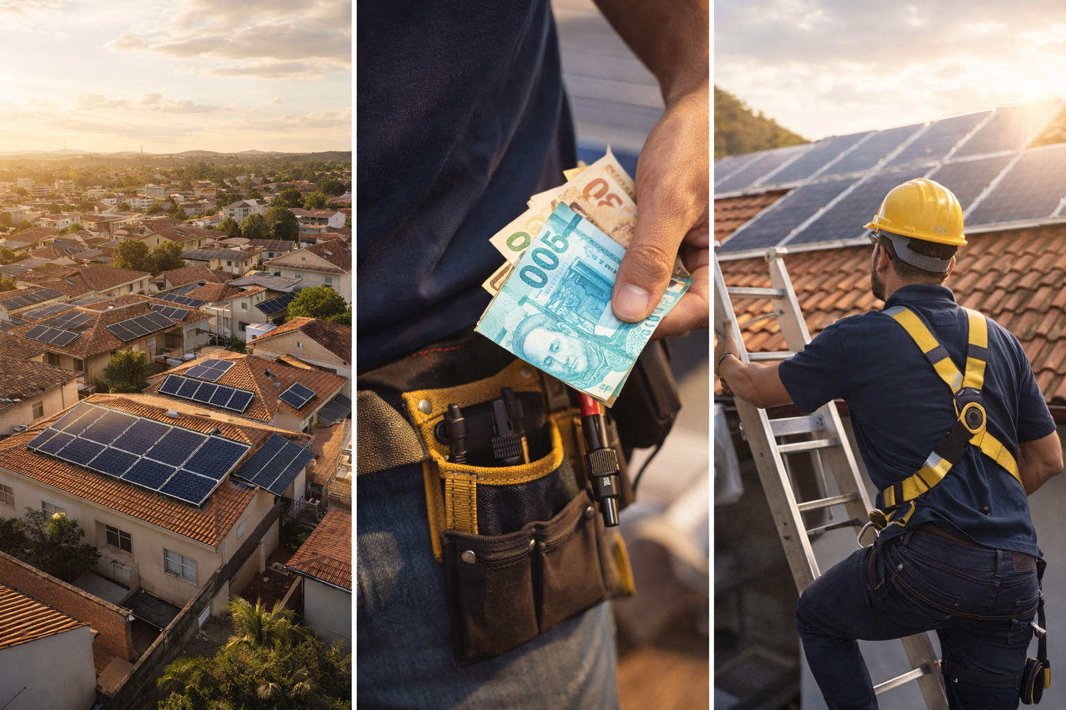 O mercado de energia solar brasileiro em ação